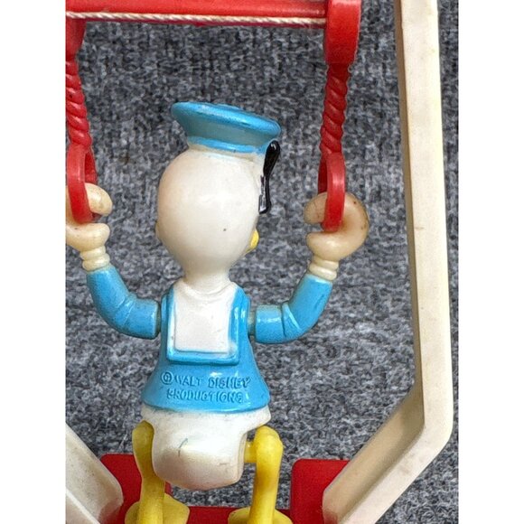 Toy Donald Duck Walt Disney Tricky Trapeze Kohner Bros Vintage Collectible - Picture 3 of 6